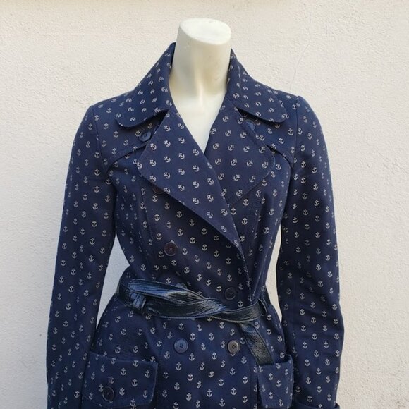 5/$100 SALE - Drykorn for Beautiful People Belted Peacoat - Picture 5 of 9